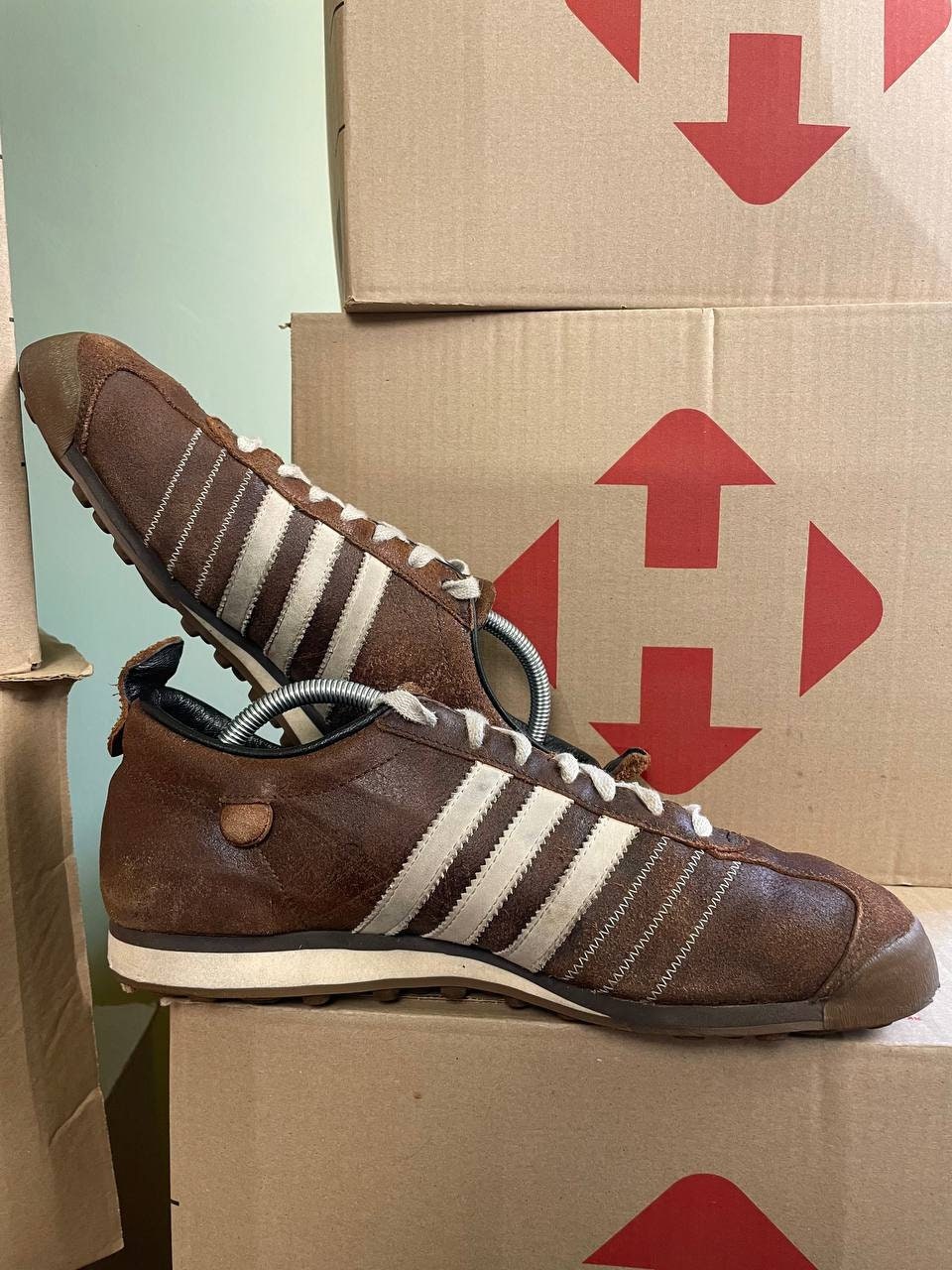 Rare Adidas Chile 62 Mens Trainers Leather Brown Shoes 10 - Etsy Australia