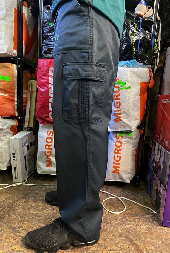 Adidas Straight Cargo Pants Trousers Rare Vintage Y2k 90s Adidas Straight Cargo Pants Trousers Rare Vintage Y2k 90s