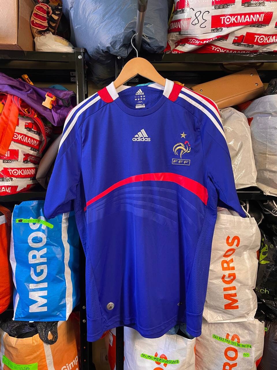 adidas FFF France 2006 World Cup Home Football Shirt SIZE S (adults)