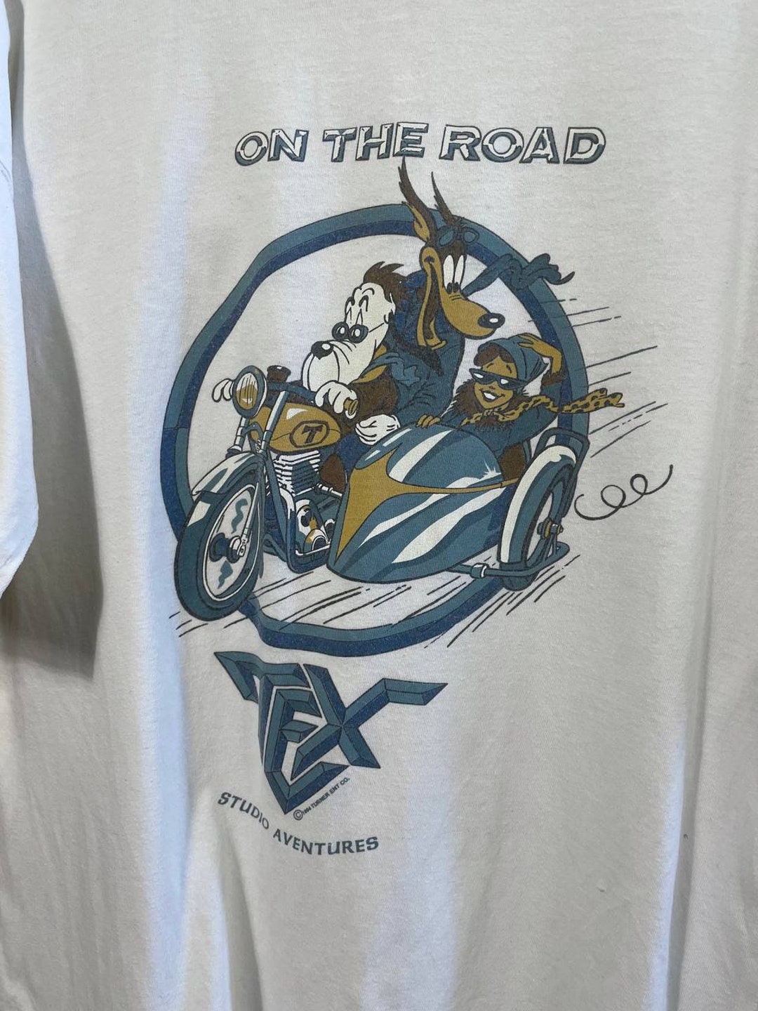 SWEAT SHIRT Studio Aventures 14 ans Bleu TAZ Looney Tunes Foot Années