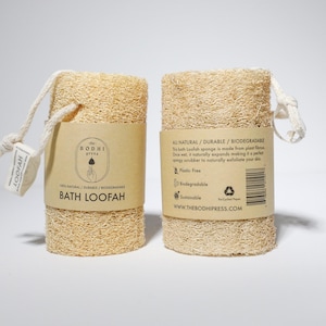 Loofah Bath Sponge – Natural Loofah | Eco friendly |  The Bodhi Press Farm Grown