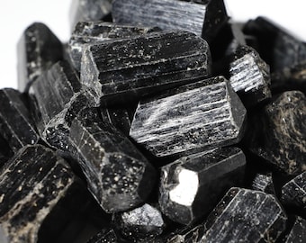 Raw Black Tourmaline Crystal – Natural Himalayan Specimen, Unique Shape