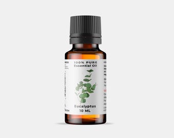 Pure Eucalyptus Essential Oil - 100% Himalayan Aroma Therapy Oil, Natural Stress Relief, Wellness Gift