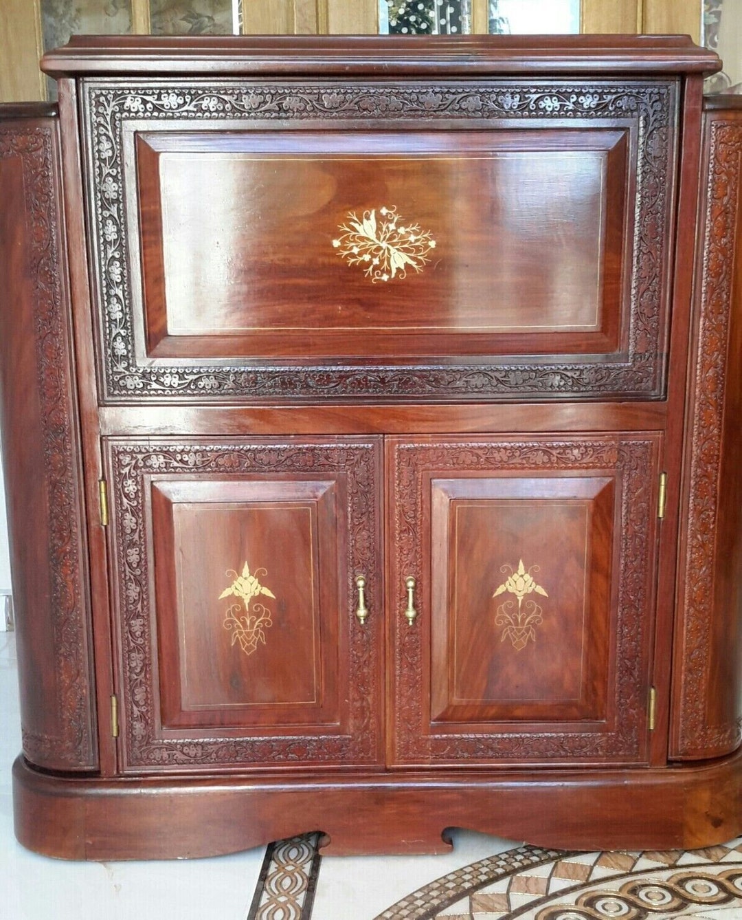 Stunning Antique Drinks on Wheels Etsy UK