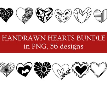 cute homework clipart black and white Heart Bundle, black hearts clipart, doodle hearts PNG, digital download hearts, love clipart, valentines clipart, love heart png