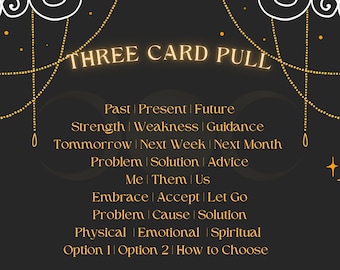 Three Card Pull Tarot Reading | 24hr Delivery
