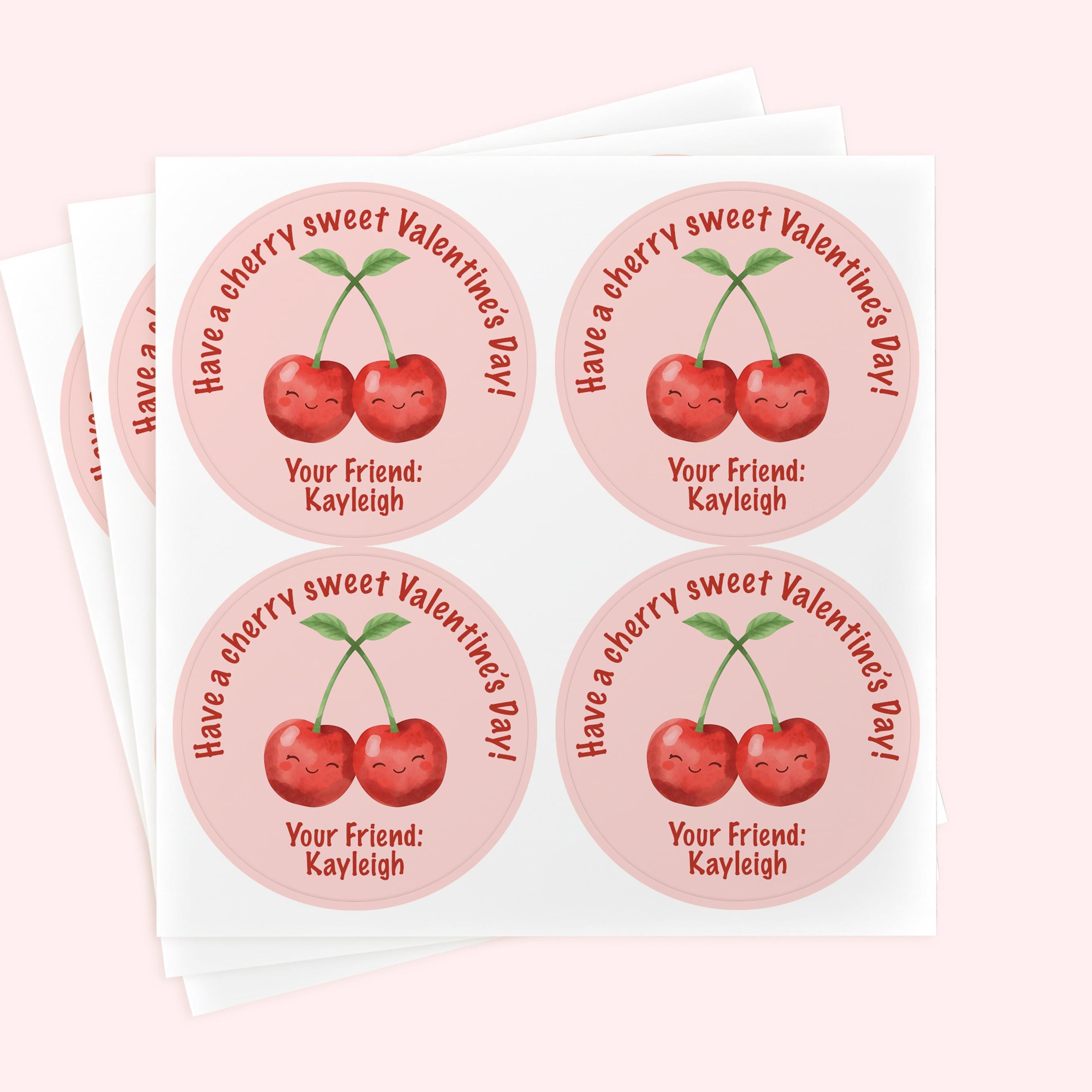cherry様確認用ページ♡ Cherry Name Stickers - Etsy