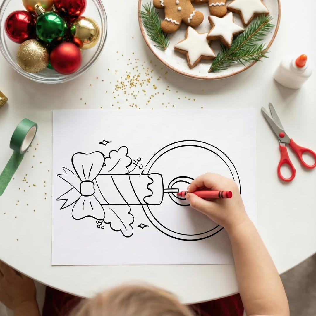 INSTANT Download PDF | Christmas Coloring Pages for Kids – Set of 3 ...