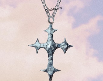 日本未入荷 666999 - Thorns x Extra large cyber Cross Choker il_1080xN.5842265210_lwme.jpg