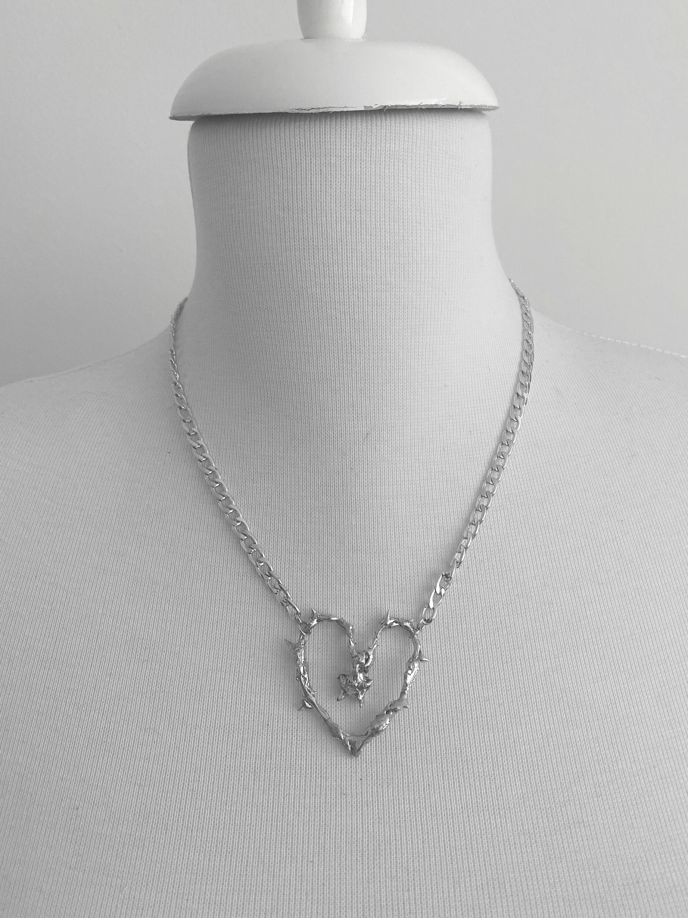 Spiky Solder Jewelry , Spiky Heart ,spiky Pendant , Star Charm - Etsy