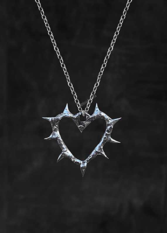 アクセサリー DEPT VTOPIA GIVEN HEART NECKLACE / black BLACK HEART