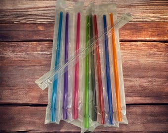 Colored Reusable Straws