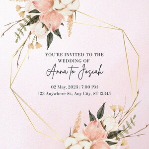 Wedding invitation