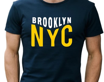 Men's Brooklyn NYC Gym T-Shirt: Unisex Cotton Fitness Top