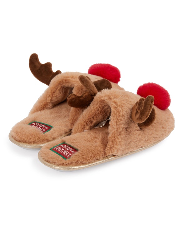 Womens novelty christmas slippers sale