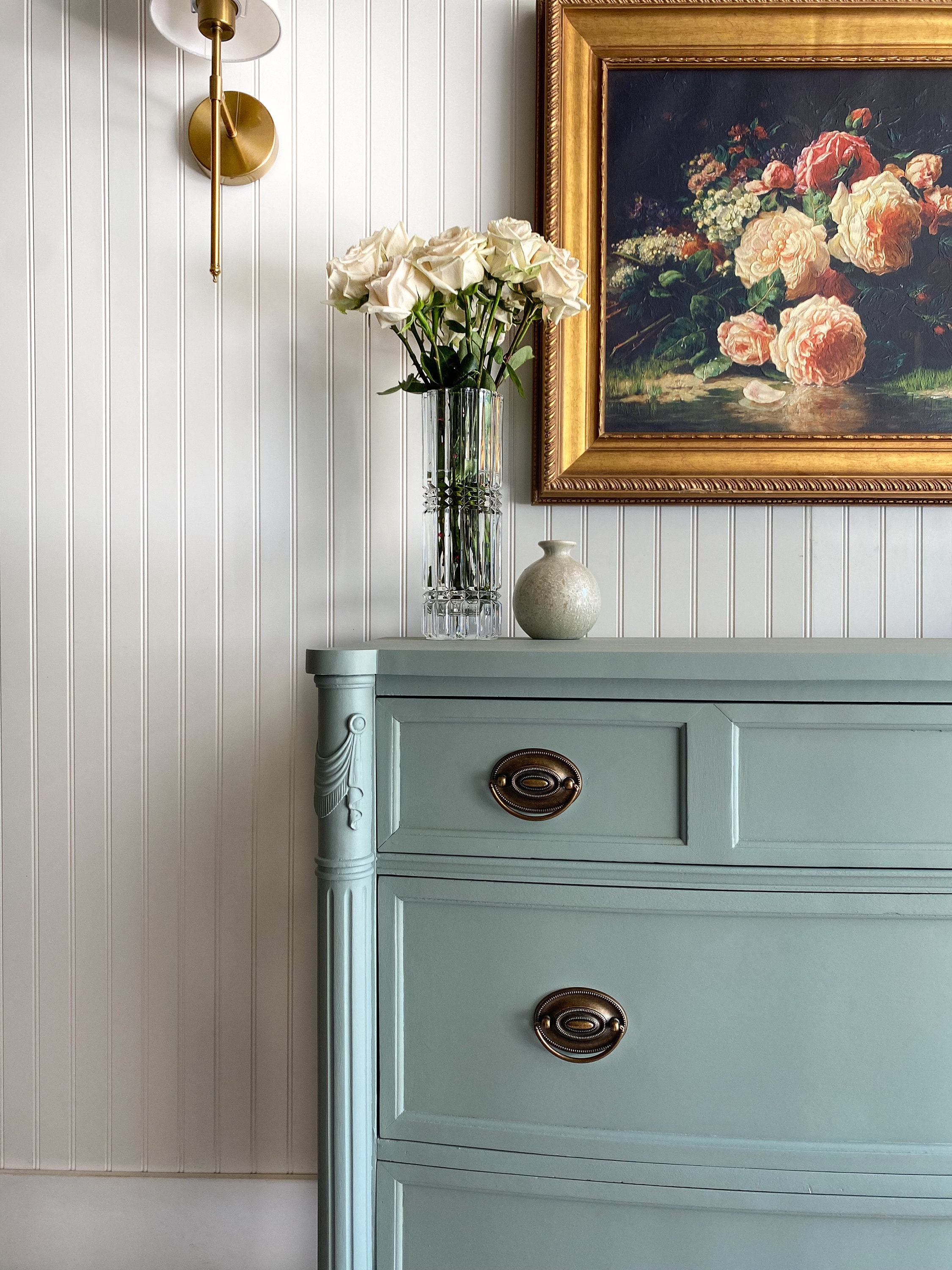 SOLD! Dresser Vintage Bedroom Dresser Refinished Modern Farmhouse ...
