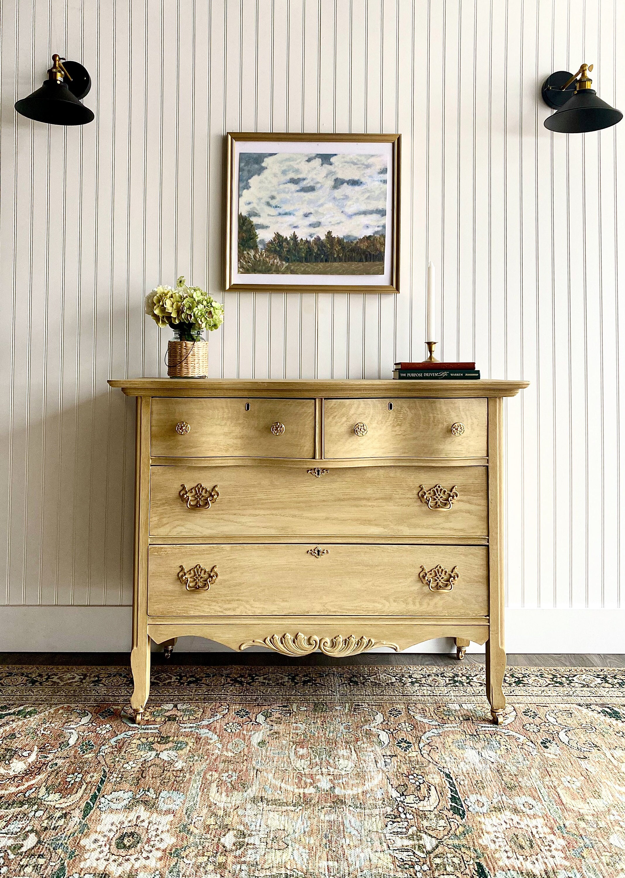 SOLD Dresser, Vintage Dresser, Pine Dresser, Raw Wood Dresser, Antique ...