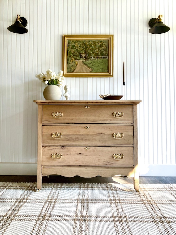 SOLD! Antique Dresser, English Dresser, Raw Wood Farmhouse Dresser, Entryway Console, Light Wood, Nursery Chest, Vintage Bathroom Vanity - Etsy SOLD! Antique Dresser, English Dresser, Raw Wood Farmhouse Dresser, Entryway Console, Light Wood, Nursery Chest, Vintage Bathroom Vanity - Etsy