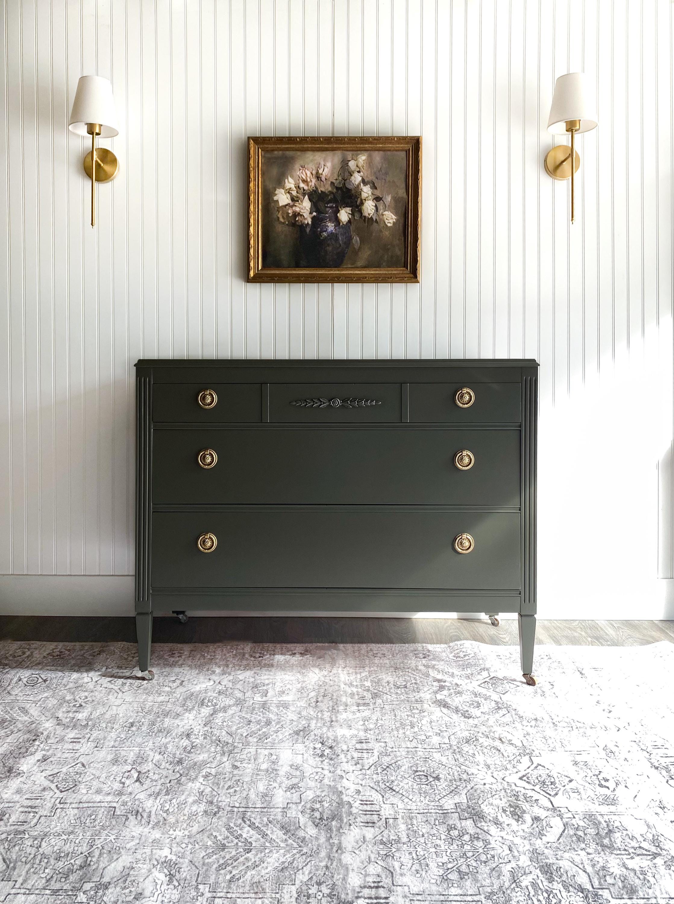 SOLD! Antique Dresser Vintage Bedroom Dresser Refinished Modern ...