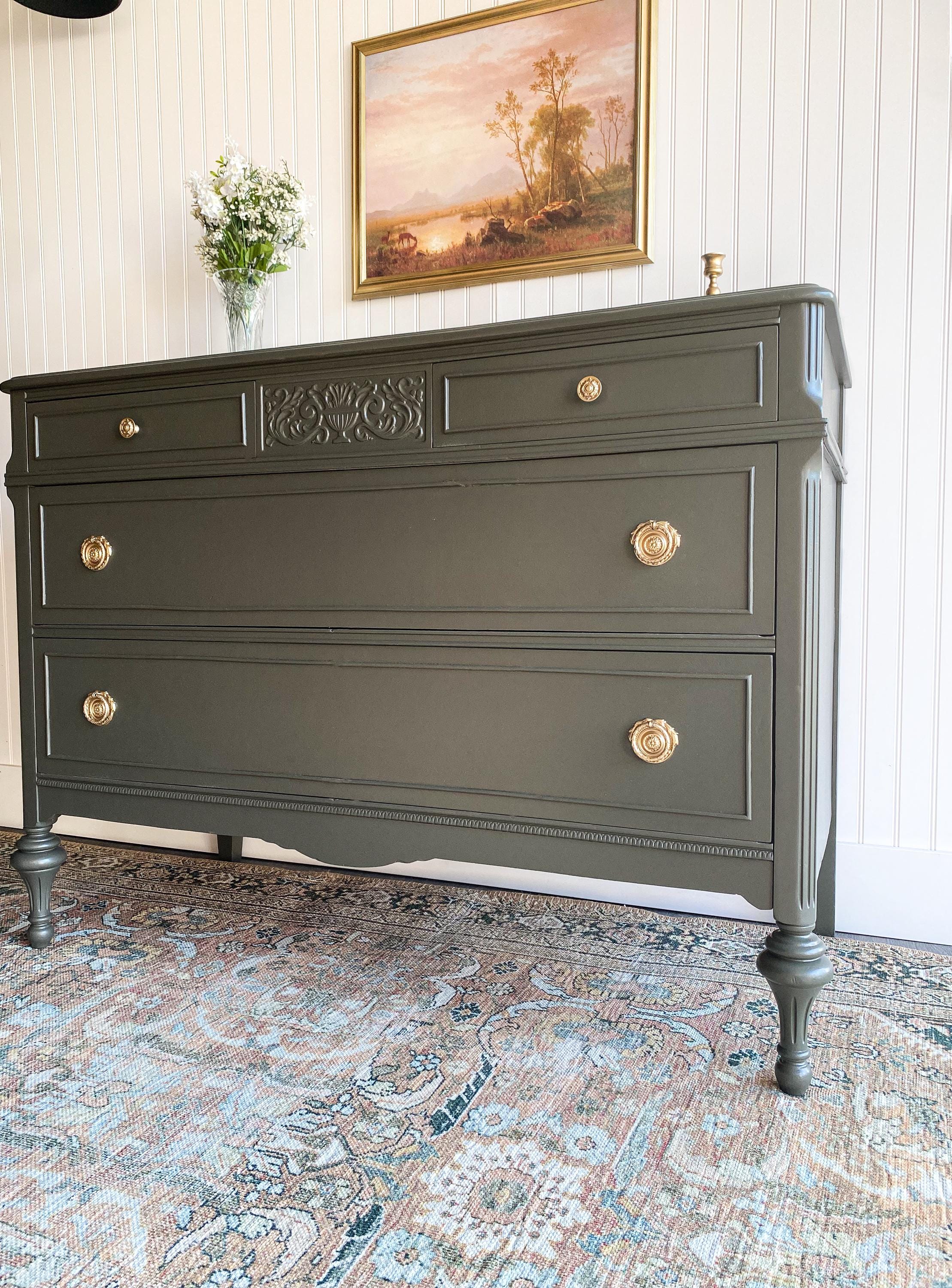 SOLD! Antique Dresser, Vintage Bedroom Dresser, Modern Farmhouse ...