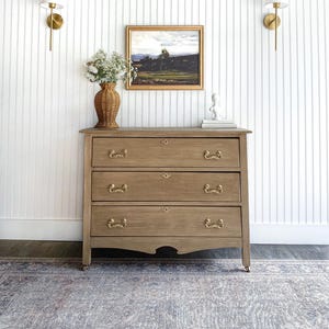 SOLD! Antique Dresser, Vintage Dresser Chest, Nursery Dresser, Entryway Dresser, Solid Wood Furniture, Pine Dresser, Victorian Dresser