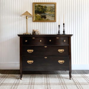 SOLD! Walnut Dresser, Antique Dresser, English Country, Nursery Chest, Vintage Nighstand, Entryway Chest, Chest of Drawers, Walnut Mahogany