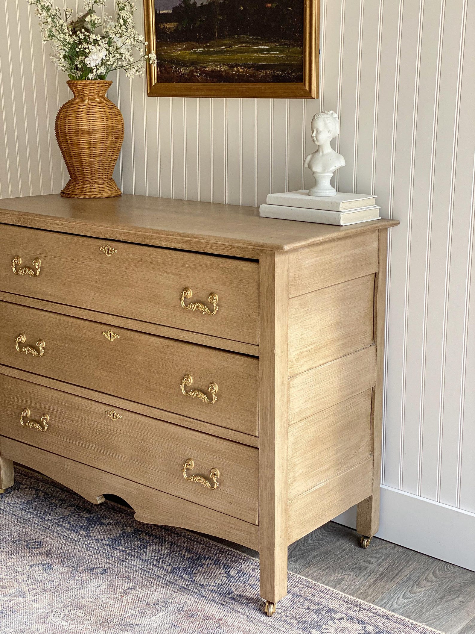SOLD! Antique Dresser, Vintage Dresser Chest, Nursery Dresser, Entryway ...