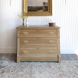SOLD! Antique Dresser, 1800s Eastlake Dresser, Vintage Eastlake Chest, Entryway Console, Pine Dresser, Victorian Chest, Nursery Dresser