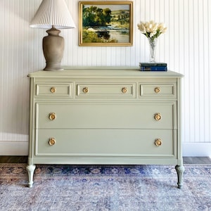 SOLD! Antique Dresser, Nursery Dresser, Entryway Console, Antique Chest of Drawers, Modern Farmhouse, Bedroom Furniture, Nursery Chest
