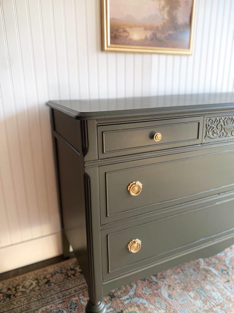 SOLD! Antique Dresser, Vintage Bedroom Dresser, Modern Farmhouse ...