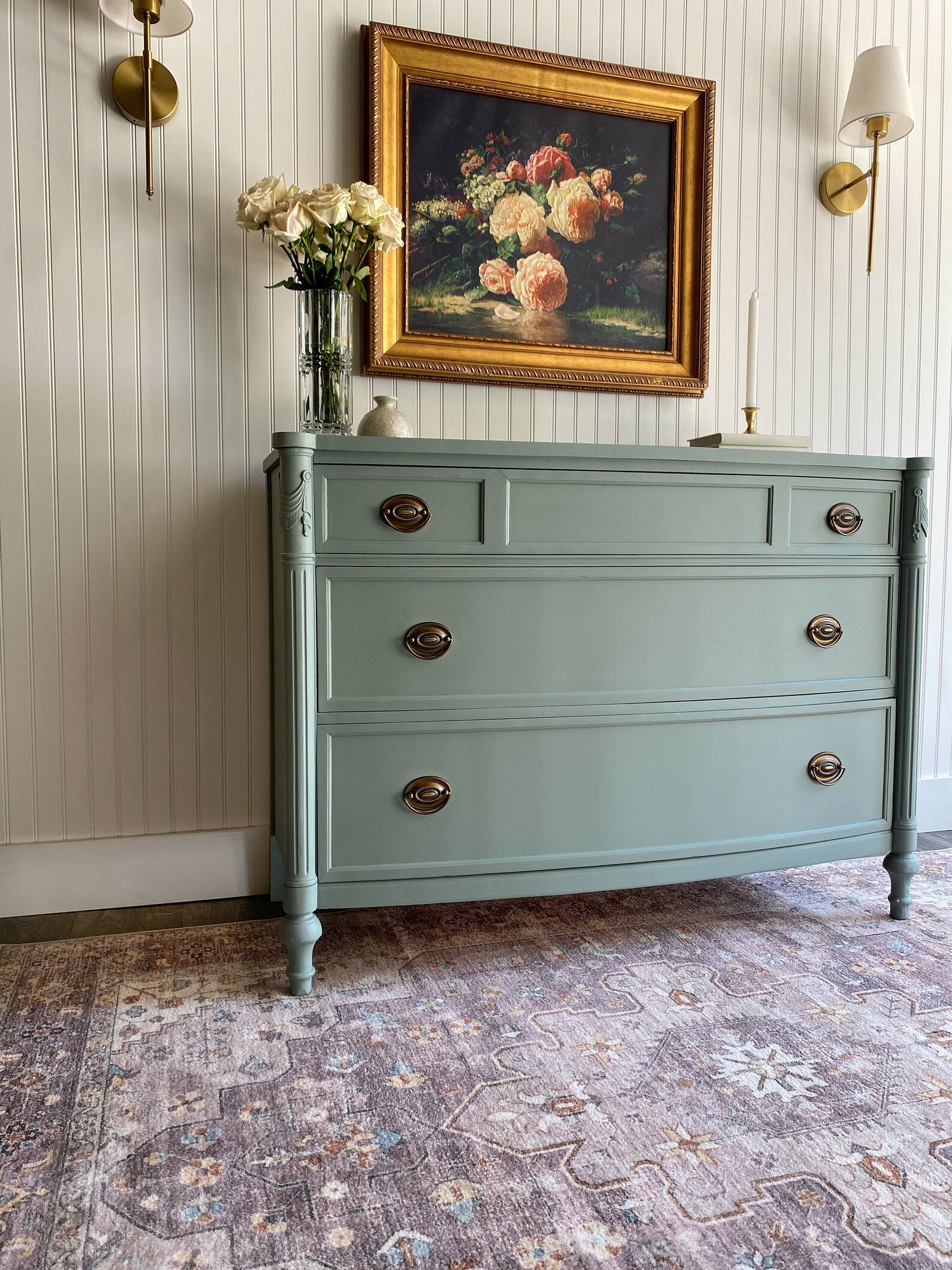 SOLD! Dresser Vintage Bedroom Dresser Refinished Modern Farmhouse ...