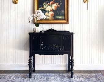 Vintage Buffet Sideboard, Antique Buffet, Vintage Dresser, Dining Room Storage, Nursery Chest, Entryway Table, Petite Buffet
