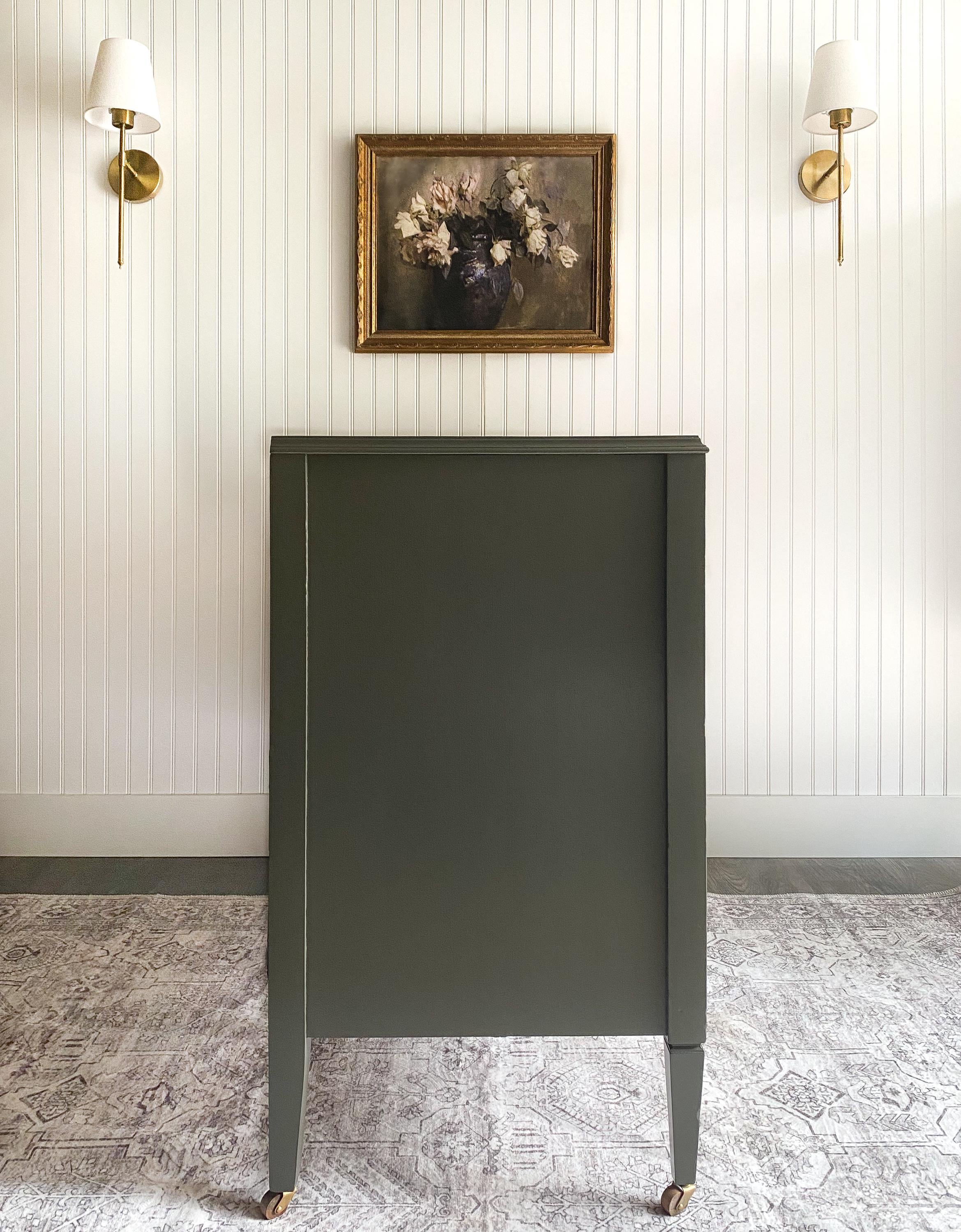 SOLD! Antique Dresser, Vintage Bedroom Dresser Refinished Modern ...