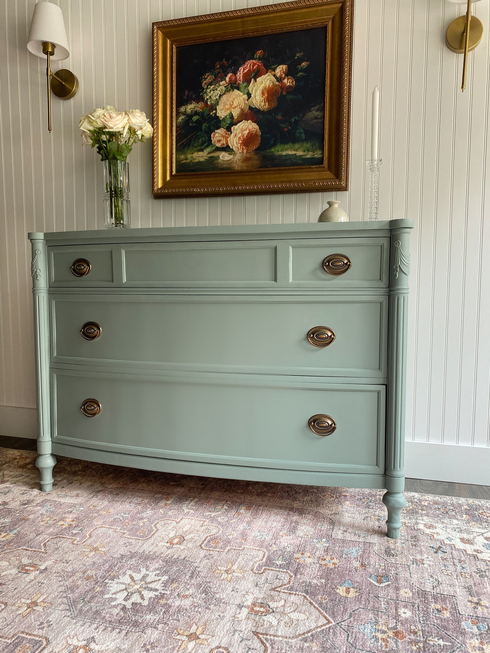SOLD! Dresser Vintage Bedroom Dresser Refinished Modern Farmhouse ...