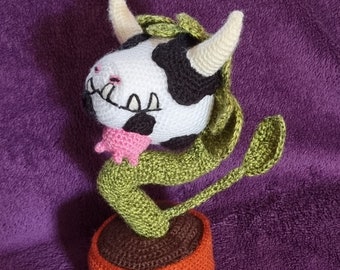 Crochet Cow Plant Pattern