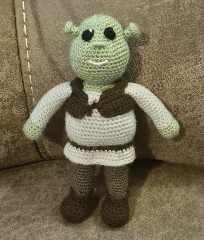 Shrek Theme Pattern Shrek Crochet Pattern - Etsy