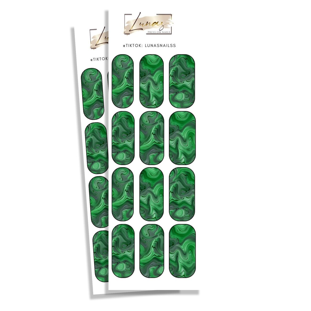 Waterslide Nail Decals Waterslide Nail Wraps Water Transfer Etsy