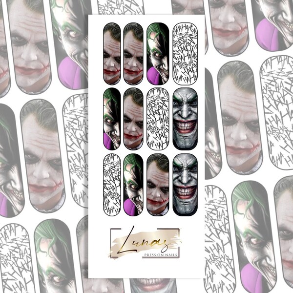 Joker Nails Etsy