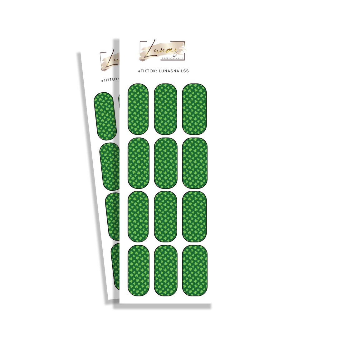 Waterslide Nail Decals, St Patricks Day Decals, Water Transfer Nail