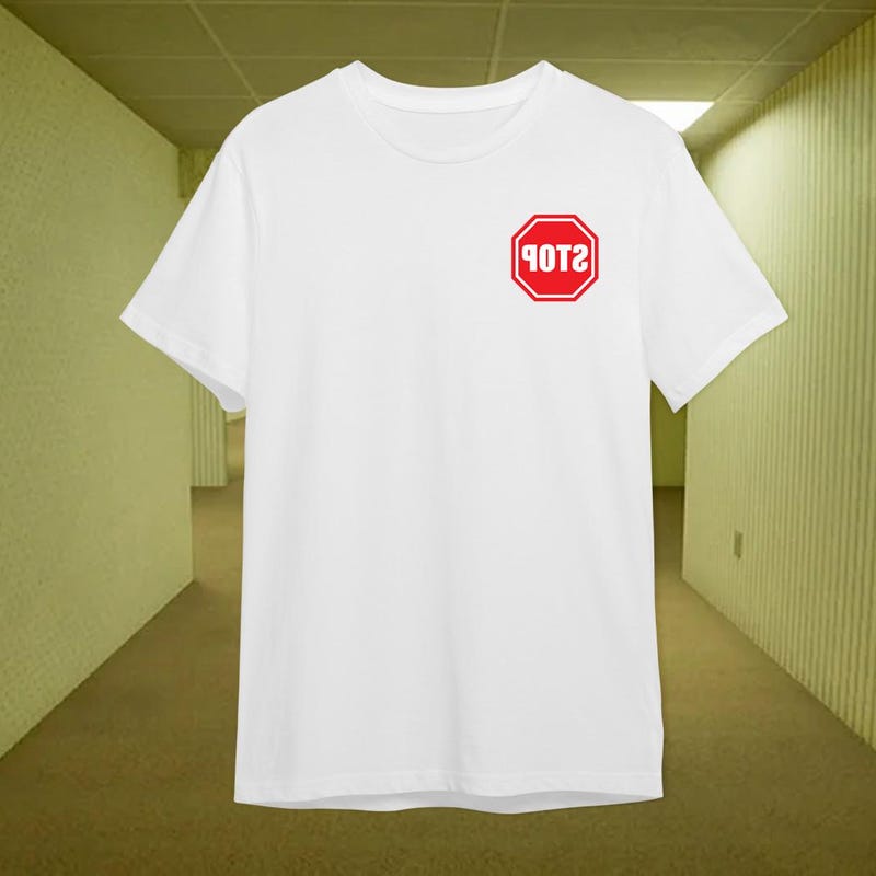 Backrooms Stop Sign - Etsy