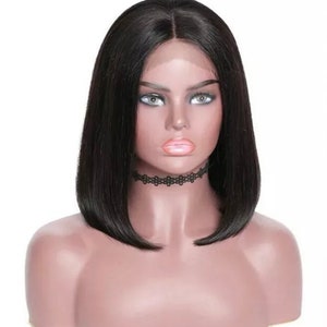Bob 4x4 closure wig .size 10 inch