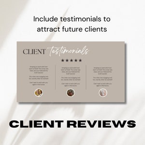 Editable UGC Portfolio Website Template, Canva Media Kit image 4