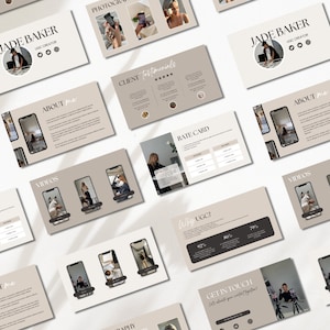 Editable UGC Portfolio Website Template, Canva Media Kit image 7