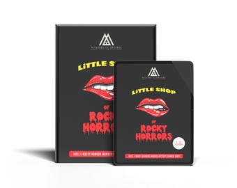 Kit de juego de misterio y asesinato de Halloween de Rocky Horror para 4-8 jugadores