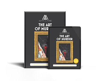 Kit de juego de misterio y asesinato Art Heist para 4 a 20 jugadores en inglés