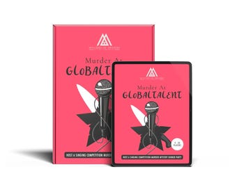 Juego de concurso de canto para 4 a 20 jugadores: juego de misterio y asesinato (en inglés)