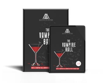 Kit de juego de misterio y asesinato de Halloween para 4 a 14 jugadores - Vampire Ball - Inglés