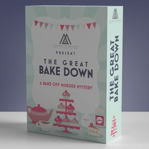 4-20 Player Bake Off Themed Murder Mystery Game Kit English