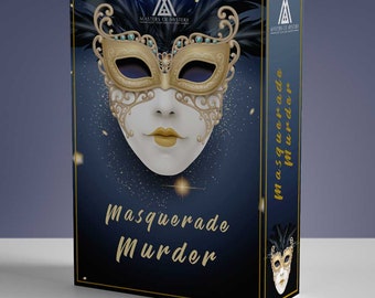 4-20 Player Masquerade Ball/Carnival Murder Mystery Host Your Own Game Kit English