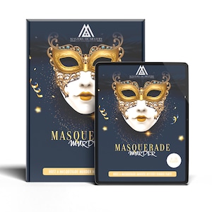 4-20 Player Masquerade Ball/Carnival Murder Mystery Host Your Own Game Kit English